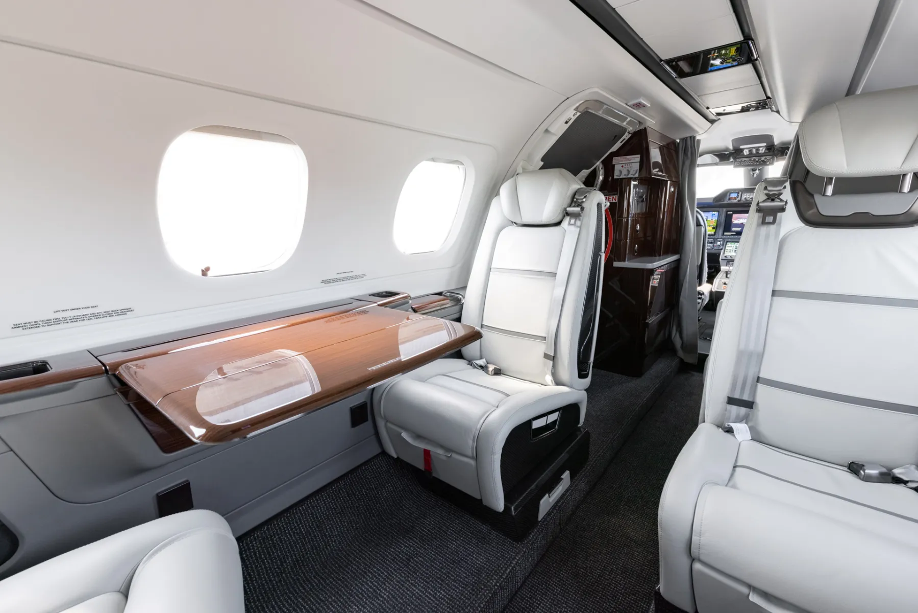 Phenom 300E cabin interior